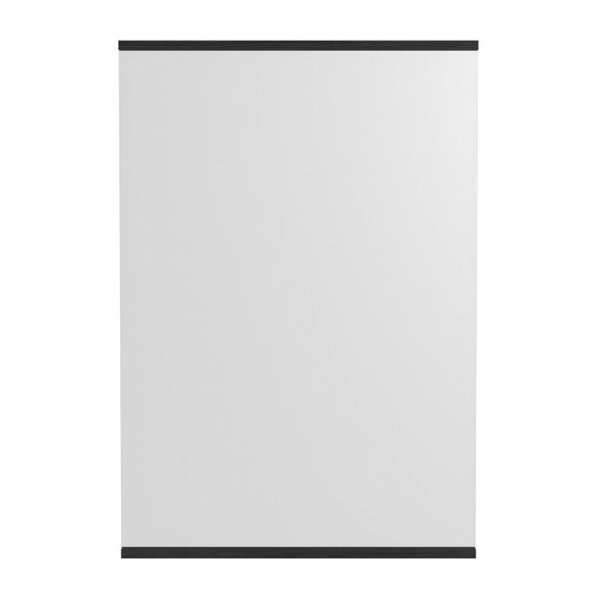 Moebe rektangulär väggspegel 70x100 cm black