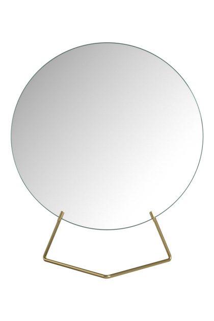 Moebe bordsspegel Ø20 cm brass