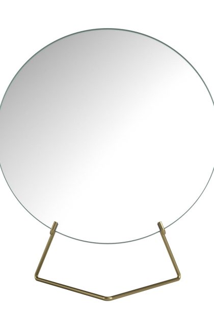 Moebe bordsspegel Ø30 cm brass