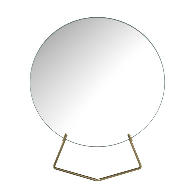 Moebe bordsspegel Ø30 cm brass