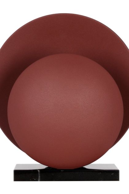 Globen lighting orbit bordslampa maroon-black
