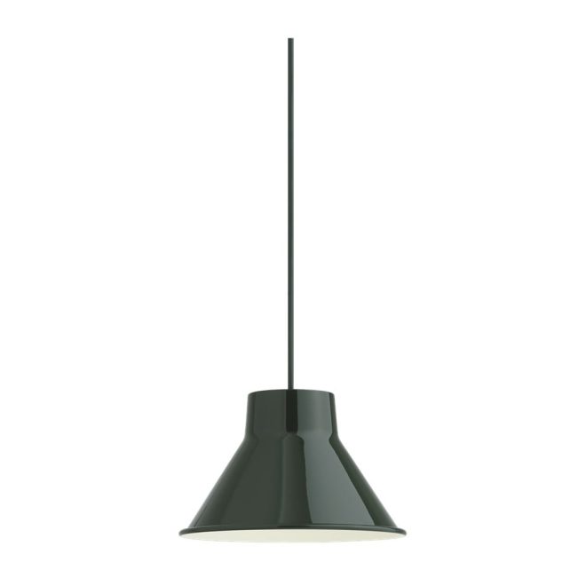 Muuto top taklampa Ø21 cm mörkgrön