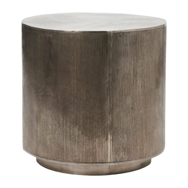 House doctor rota soffbord 50 cm borstat silver
