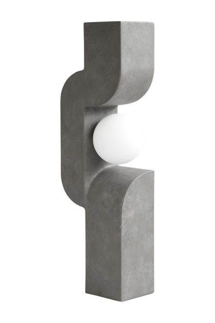101 copenhagen sitting man lampa dark grey 22x70 cm