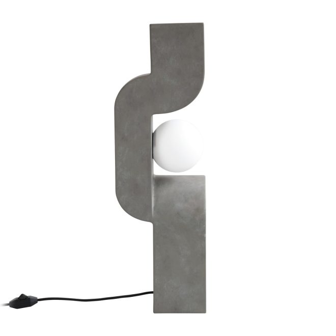 101 copenhagen sitting man lampa dark grey 16x42,5 cm