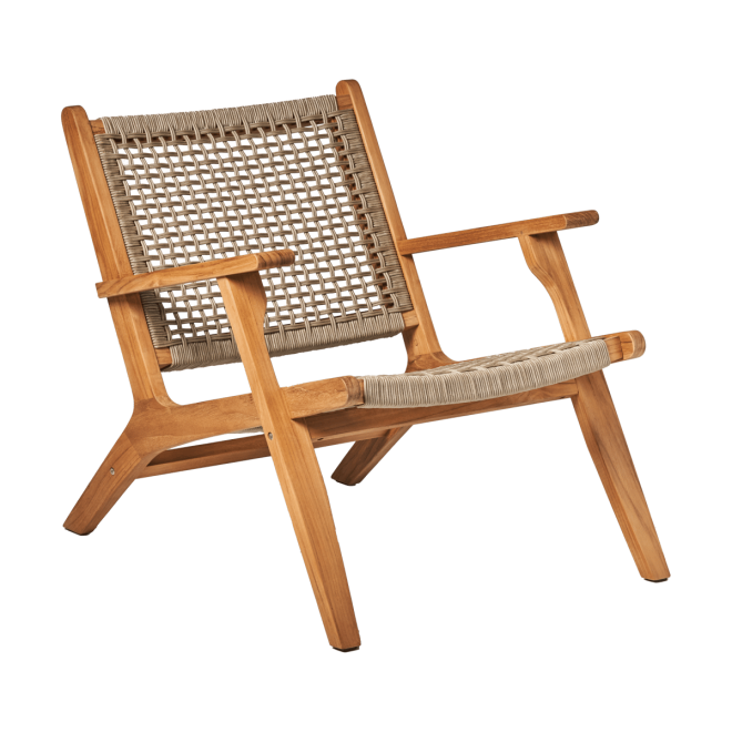 1898 sandvik loungefåtölj teak