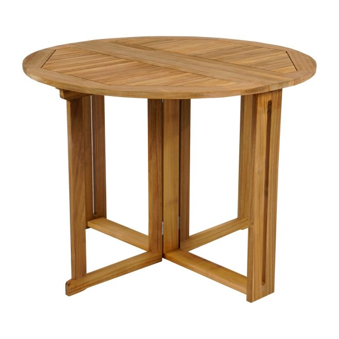 1898 aneboda klaffbord Ø100 cm teak