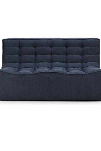 Ethnicraft n701 soffa 2-sits graphite (blågrå)