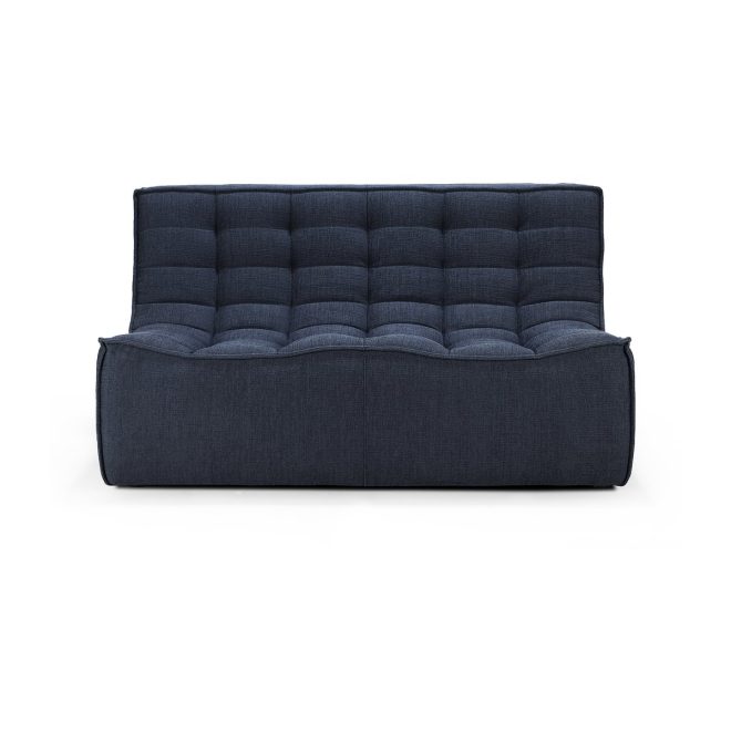 Ethnicraft n701 soffa 2-sits graphite (blågrå)