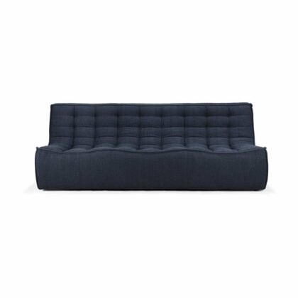 Ethnicraft n701 soffa 3-sits graphite (blågrå)