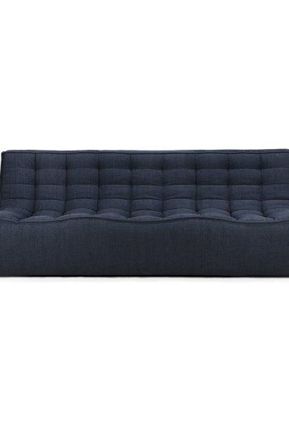 Ethnicraft n701 soffa 3-sits graphite (blågrå)