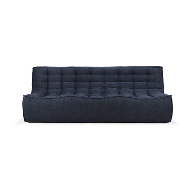 Ethnicraft n701 soffa 3-sits graphite (blågrå)