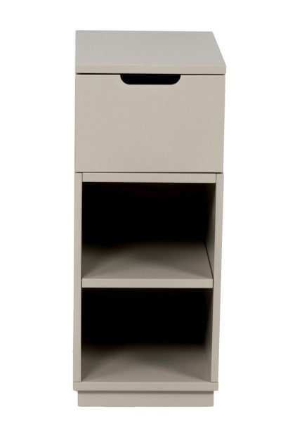 Mavis aoko sängbord 72 cm 1 låda beige