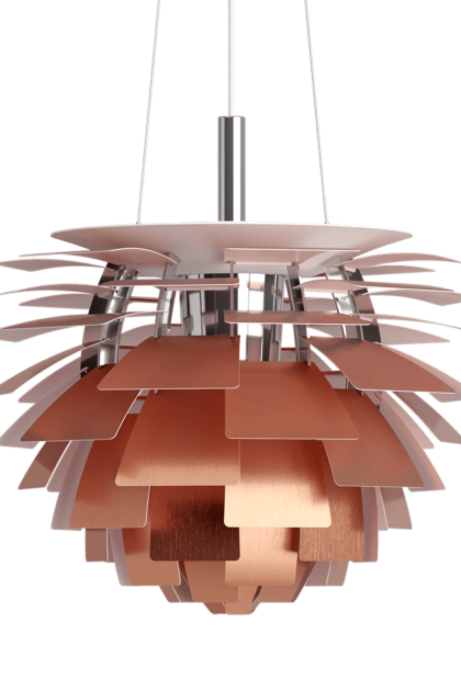 Louis poulsen ph artichoke kotte pendel e27 5,5 m sladd koppar, Ø72 cm