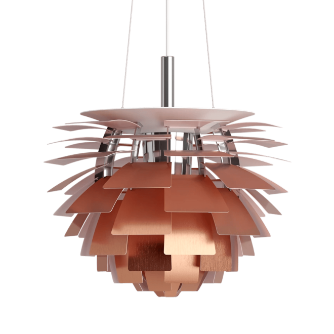 Louis poulsen ph artichoke kotte pendel e27 5,5 m sladd koppar, Ø72 cm