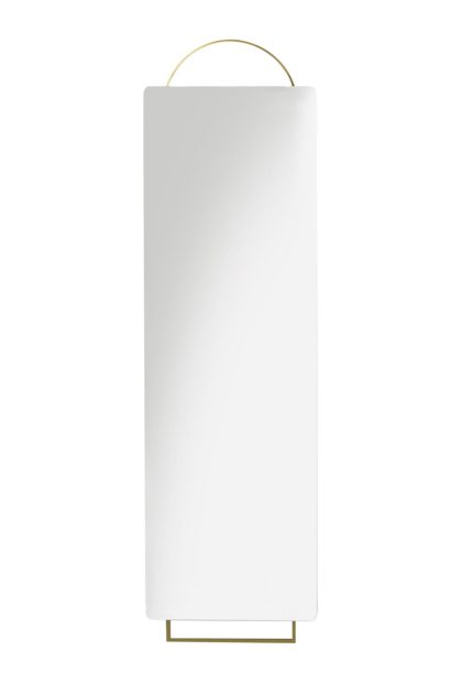 Ferm living adorn spegel 159x45 cm mässing