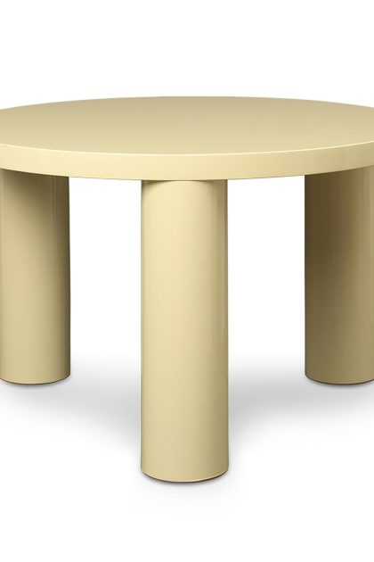 Ferm living post soffbord small Ø65 cm lemonade