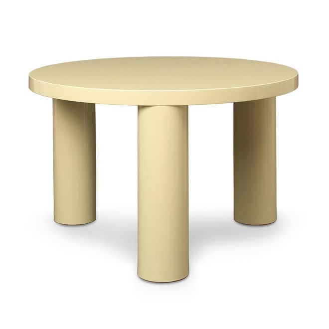 Ferm living post soffbord small Ø65 cm lemonade