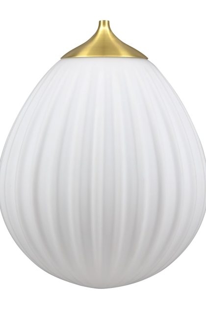 Umage around the world lampskärm pendel vit borstad mässing