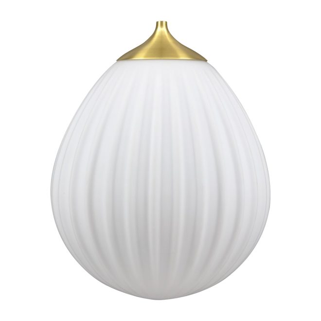 Umage around the world lampskärm pendel vit borstad mässing