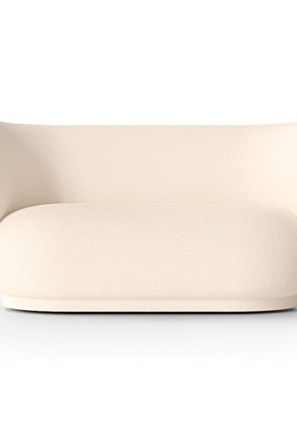 Ferm living rico soffa bouclé 2-sits bouclé offwhite