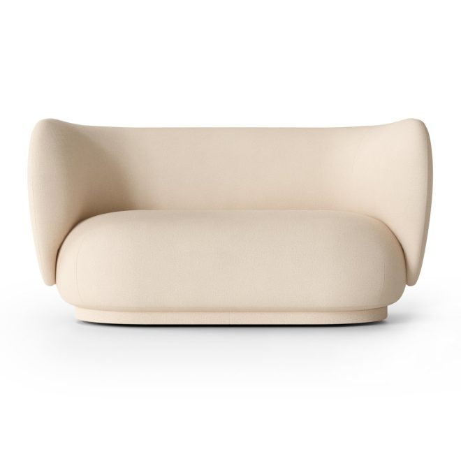 Ferm living rico soffa 2-sits brushed offwhite