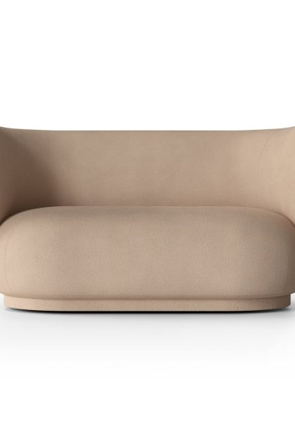 Ferm living rico soffa 2-sits brushed sand