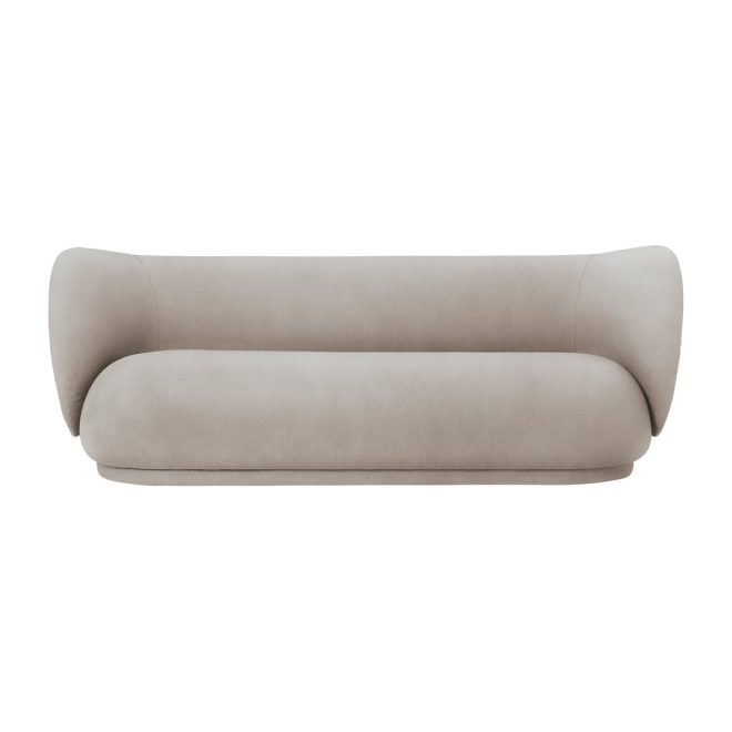 Ferm living rico soffa 3-sits brushed sand