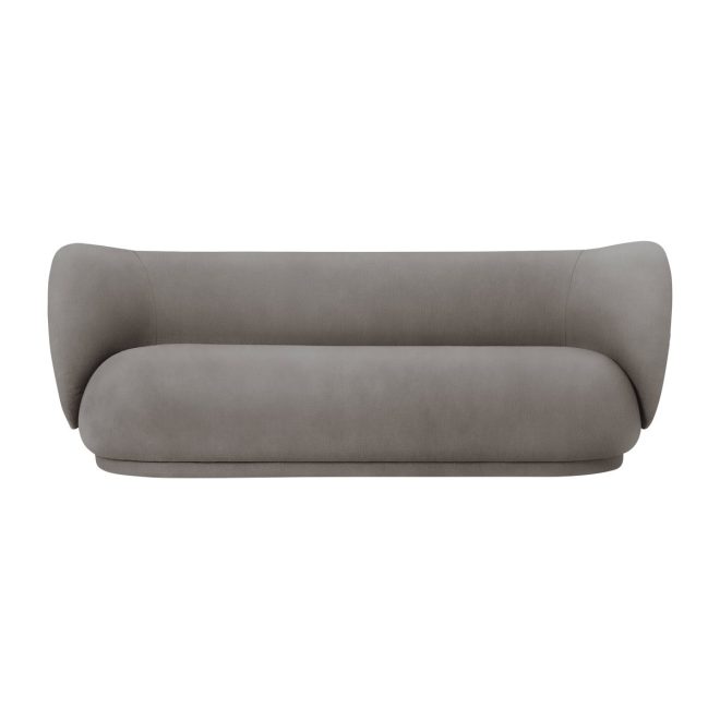 Ferm living rico soffa 3-sits brushed warm grey
