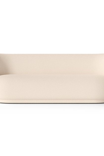 Ferm living rico soffa bouclé 3-sits wool bouclé offwhite