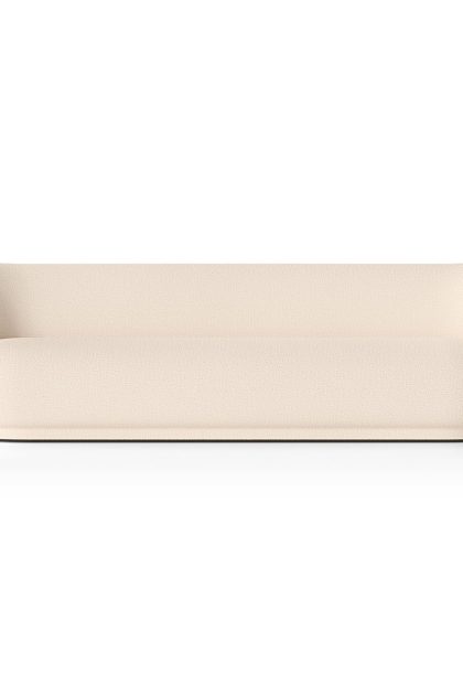 Ferm living rico soffa bouclé 4-sits wool bouclé offwhite