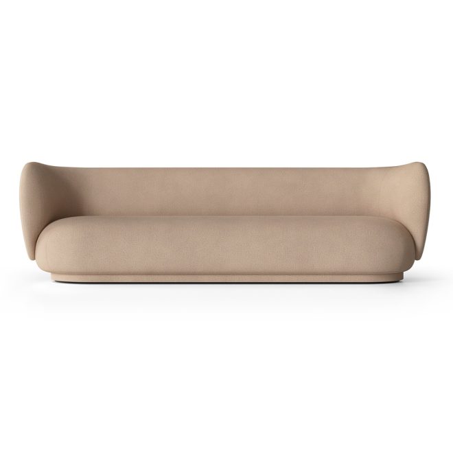 Ferm living rico soffa 4-sits brushed sand