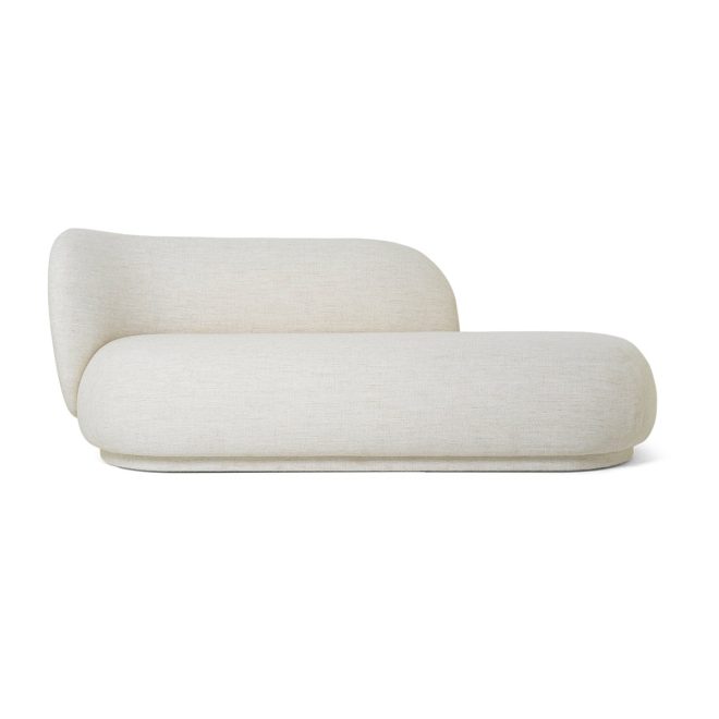 Ferm living rico divan bouclé vänster offwhite