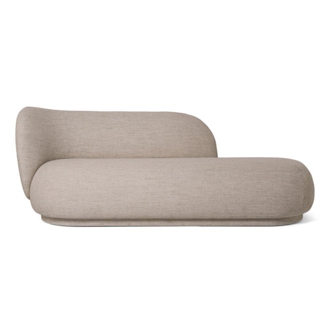 Ferm living rico divan bouclé vänster sand