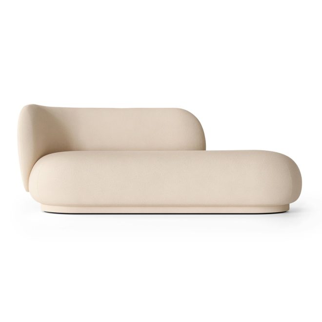Ferm living rico divan vänster brushed offwhite