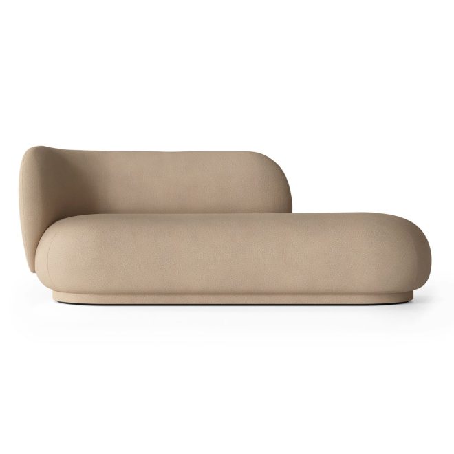 Ferm living rico divan vänster brushed sand