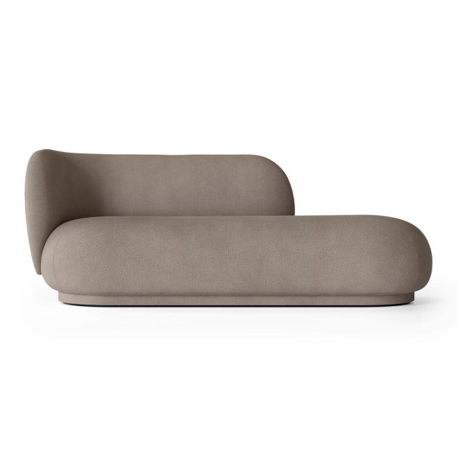 Ferm living rico divan vänster brushed warm grey