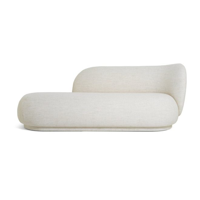 Ferm living rico divan bouclé höger offwhite