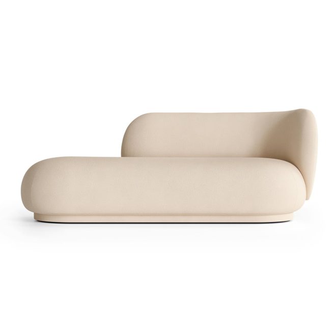 Ferm living rico divan höger brushed offwhite