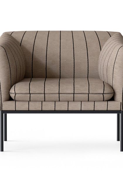 Ferm living turn fåtölj pasadena (randig)