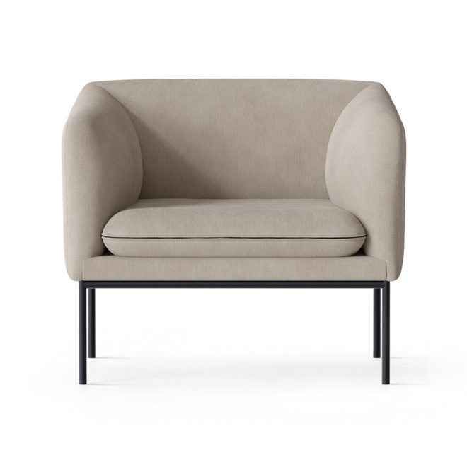 Ferm living turn fåtölj cotton linen natural