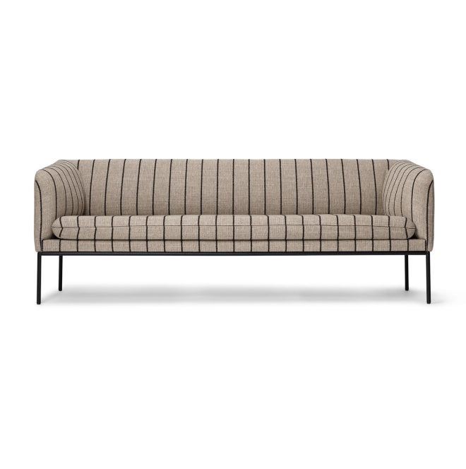 Ferm living turn soffa 3-sits pasadena (randig)
