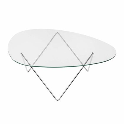 Gubi pedrera soffbord krom