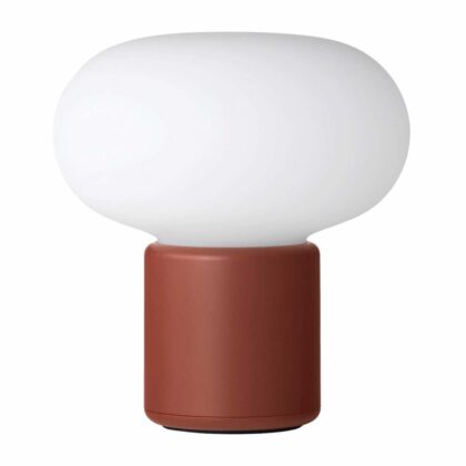 New works karl-johan bordslampa portabel earth red