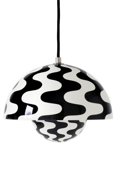 &tradition flowerpot vp1 pendel black-white pattern