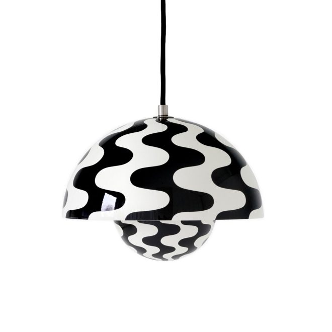 &tradition flowerpot vp1 pendel black-white pattern