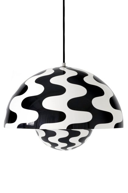 &tradition flowerpot vp7 pendel black-white pattern