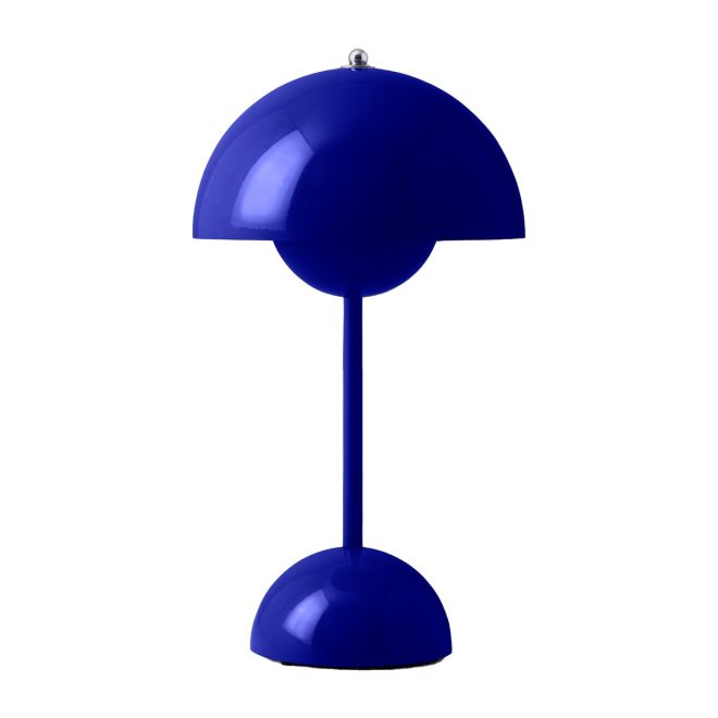 &tradition flowerpot portable bordslampa vp9 cobalt blue