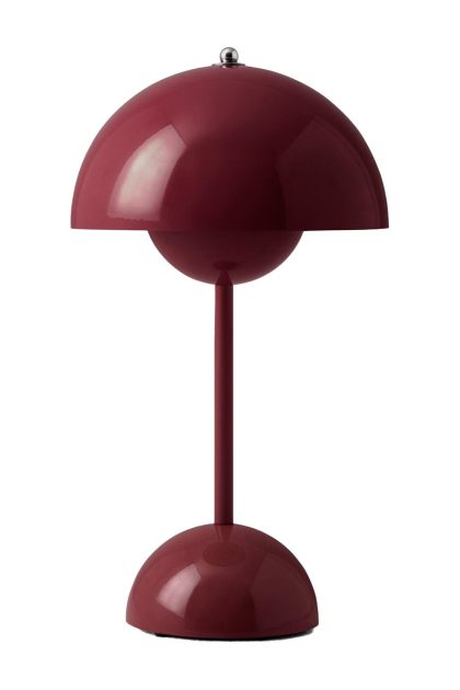 &tradition flowerpot portable bordslampa vp9 dark plum
