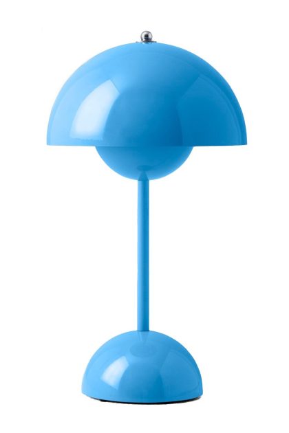 &tradition flowerpot portable bordslampa vp9 swim blue
